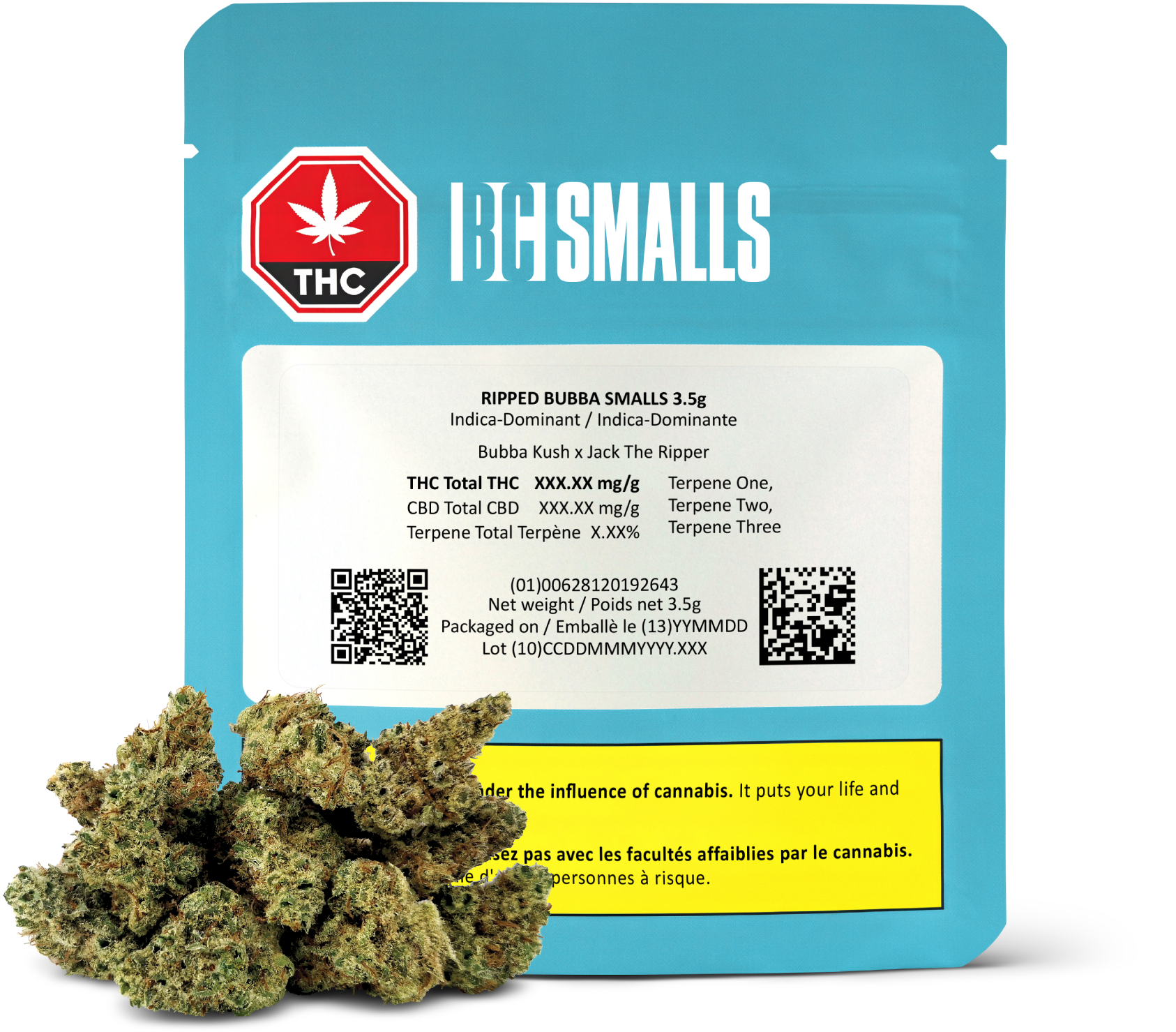 Ripped Bubba Smalls 3.5g – DEALR Cannabis